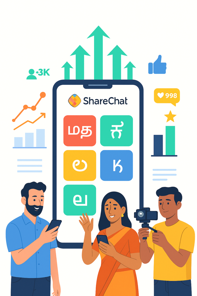 ShareChat niche growth illustration