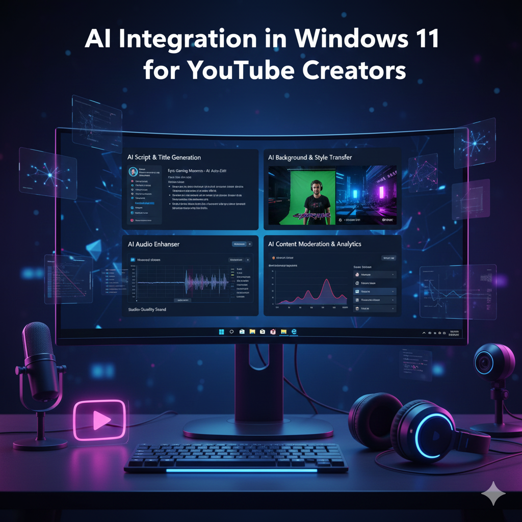 AI Integration in Windows 11 for YouTube Creators