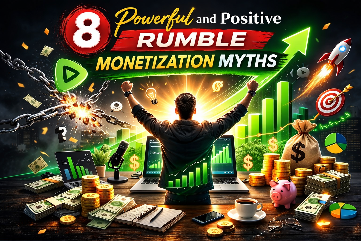 8 Powerful & Positive Rumble Monetization Myth